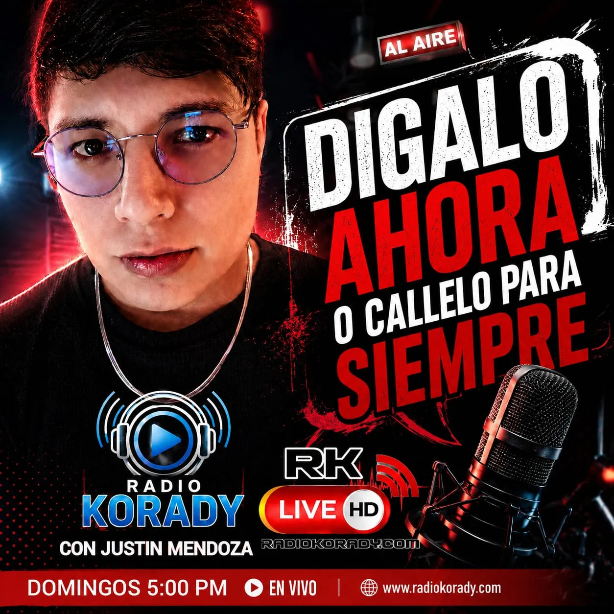 Digalo ahora o callelo para siempre